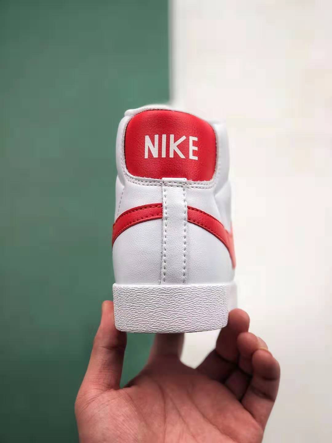 Nike Blazer Mid Vintage Suede White Habanero Red 917862 109 - Stylish and Classic Footwear for Men and Women