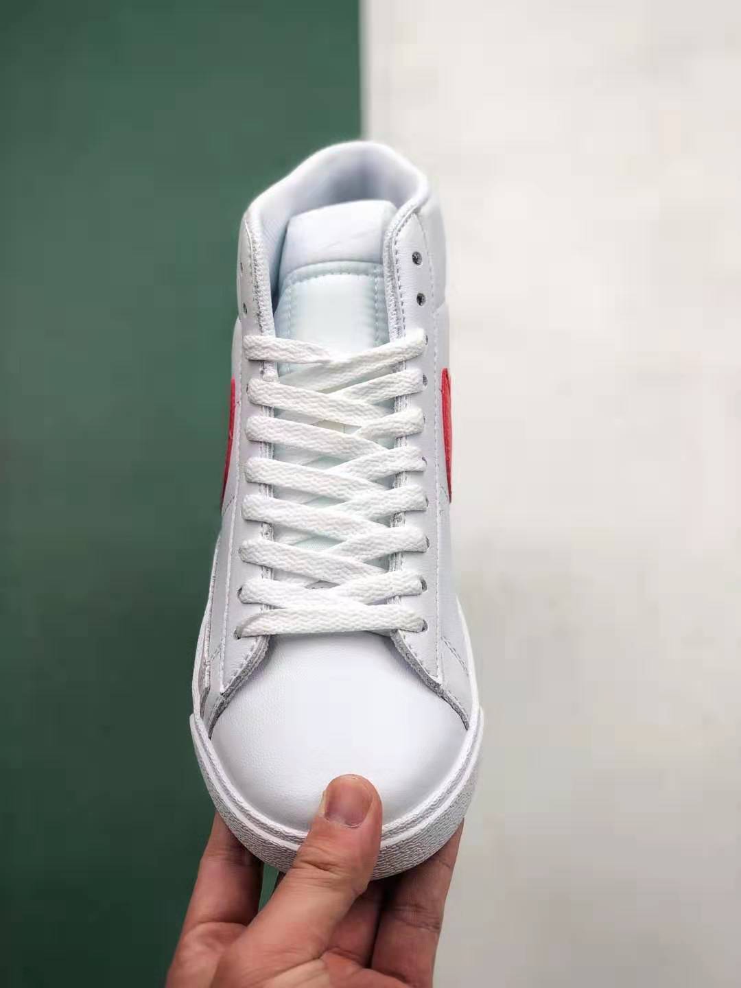 Nike Blazer Mid Vintage Suede White Habanero Red 917862 109 - Stylish and Classic Footwear for Men and Women