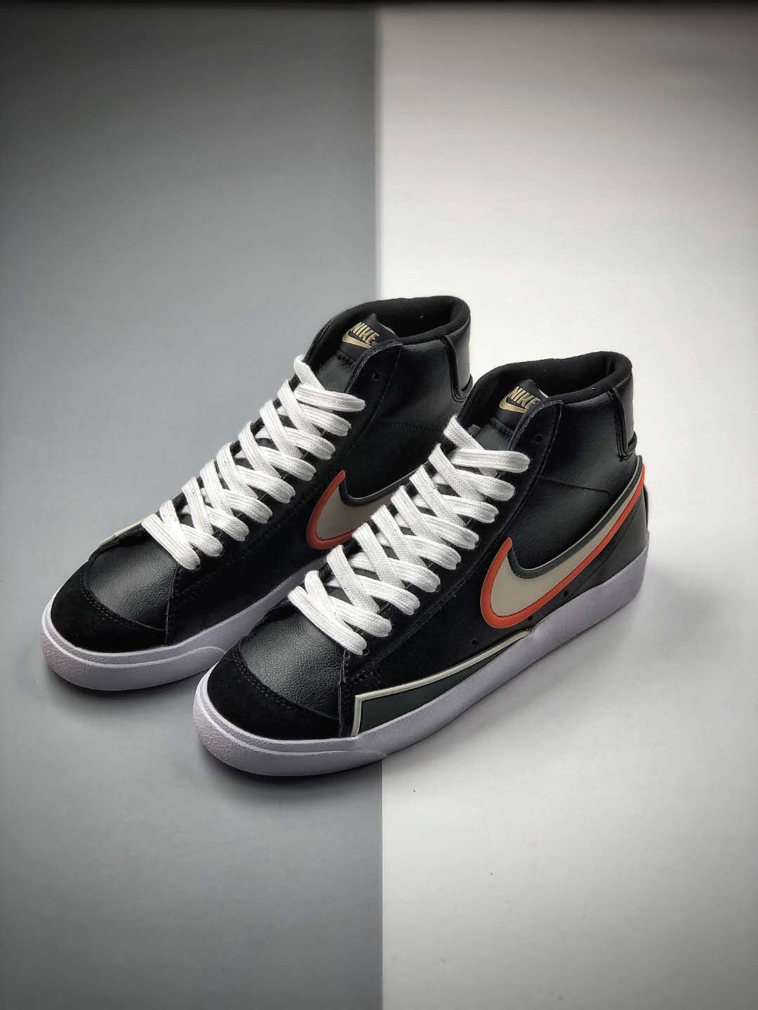 Nike SB Blazer Mid 77 VNTG Suede Mix Black Color Drop - 853506