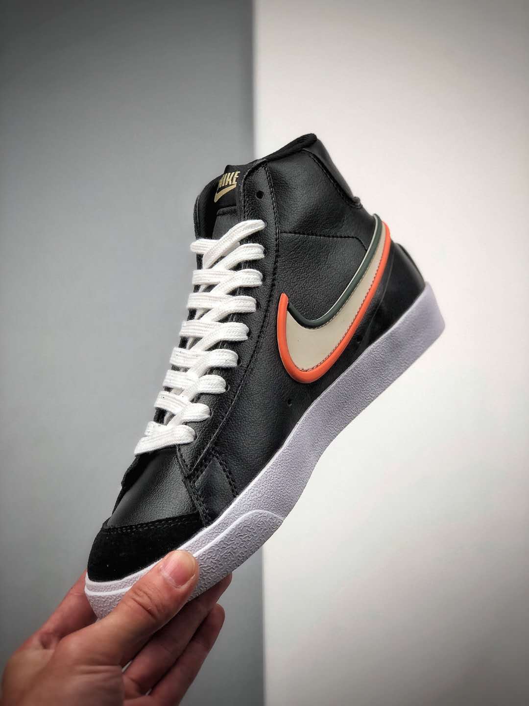 Nike SB Blazer Mid 77 VNTG Suede Mix Black Color Drop - 853506