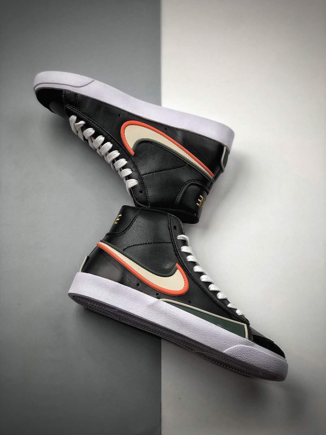 Nike SB Blazer Mid 77 VNTG Suede Mix Black Color Drop - 853506