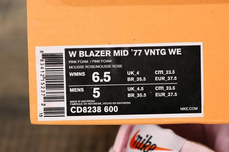 Nike Blazer Mid 77 Vintage Pink Foam - CD8238-600 | Shop Now!