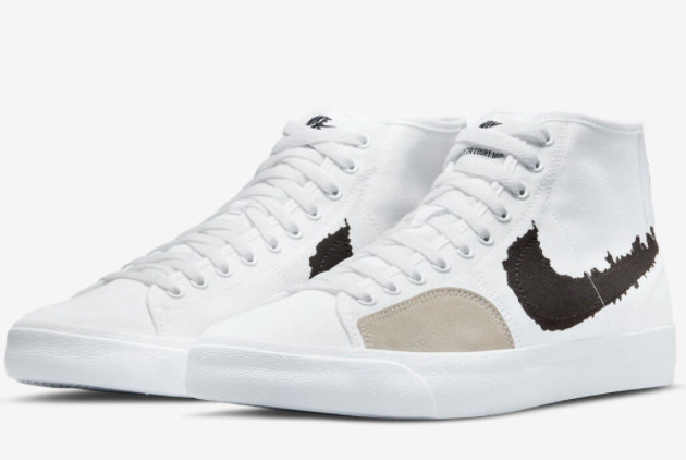 Nike SB Blazer Court Mid White/Black DM8553-100 Online Sale