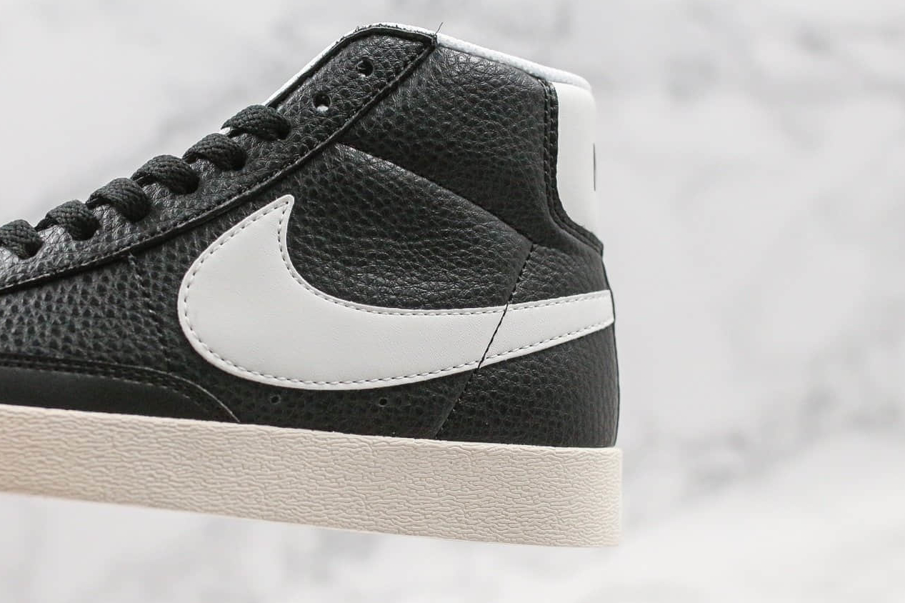 Nike SB Blazer Mid Vintage Suede Black White Shoes AV9376-004 - Premium Style for Skaters