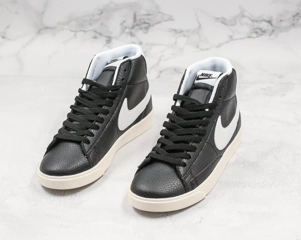 Nike SB Blazer Mid Vintage Suede Black White Shoes AV9376-004 - Premium Style for Skaters