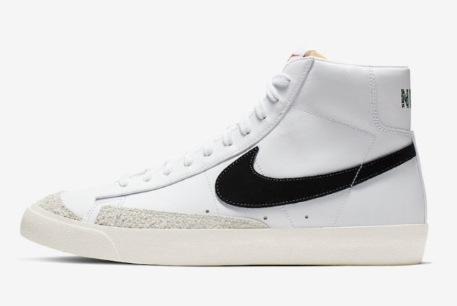 Nike Blazer Mid '77 Vintage Black/Sail-White BQ6806-100 | Premium Retro Sneakers