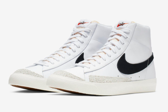 Nike Blazer Mid '77 Vintage Black/Sail-White BQ6806-100 | Premium Retro Sneakers