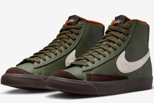 Nike Blazer Mid '77 Vintage 'Army Olive' DZ5176-300 | Classic Style and Durability