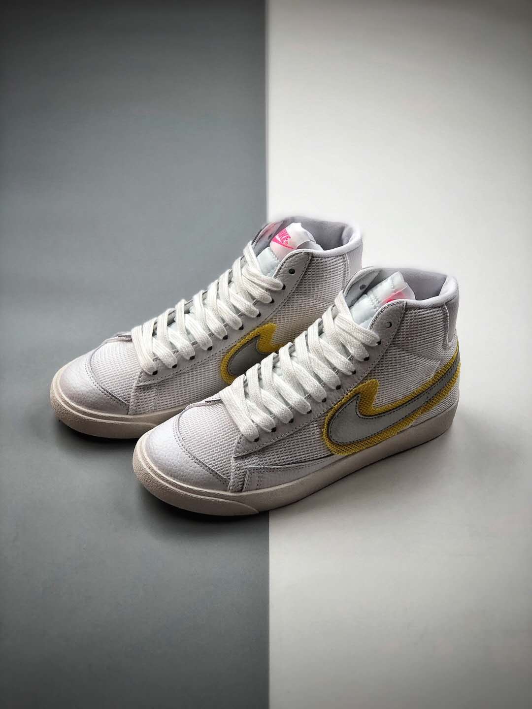 Nike Blazer Mid Vintage '77 'Cotton Waffle - White University Gold' CZ8105-100: Classic Style with a Modern Twist