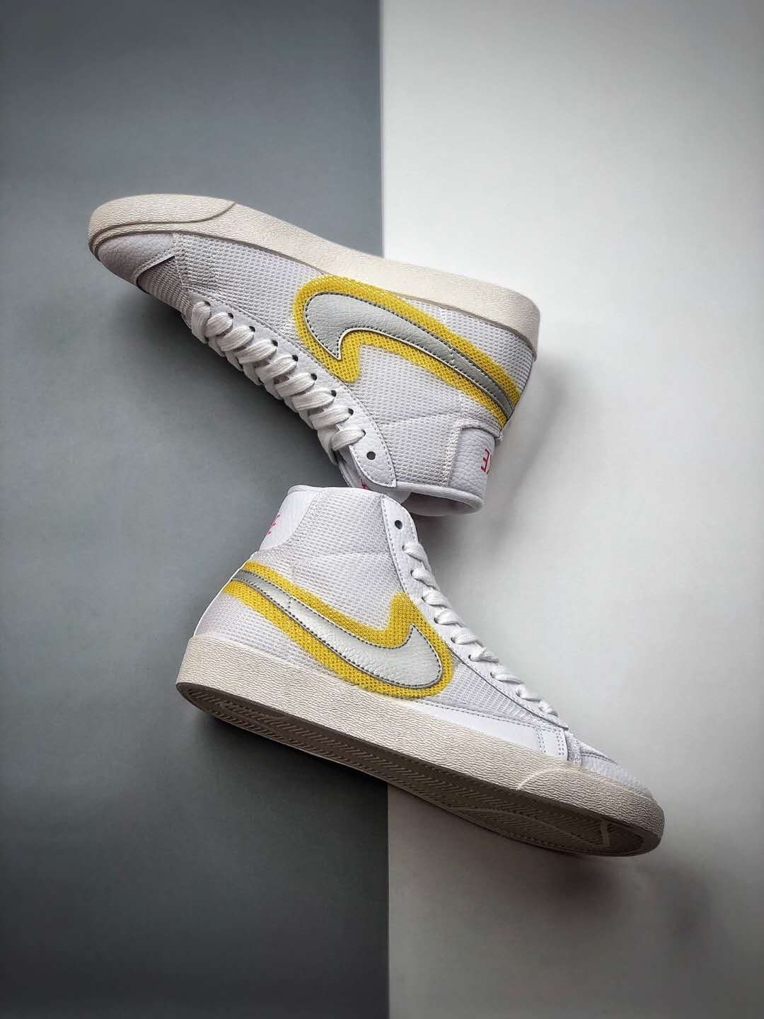 Nike Blazer Mid Vintage '77 'Cotton Waffle - White University Gold' CZ8105-100: Classic Style with a Modern Twist