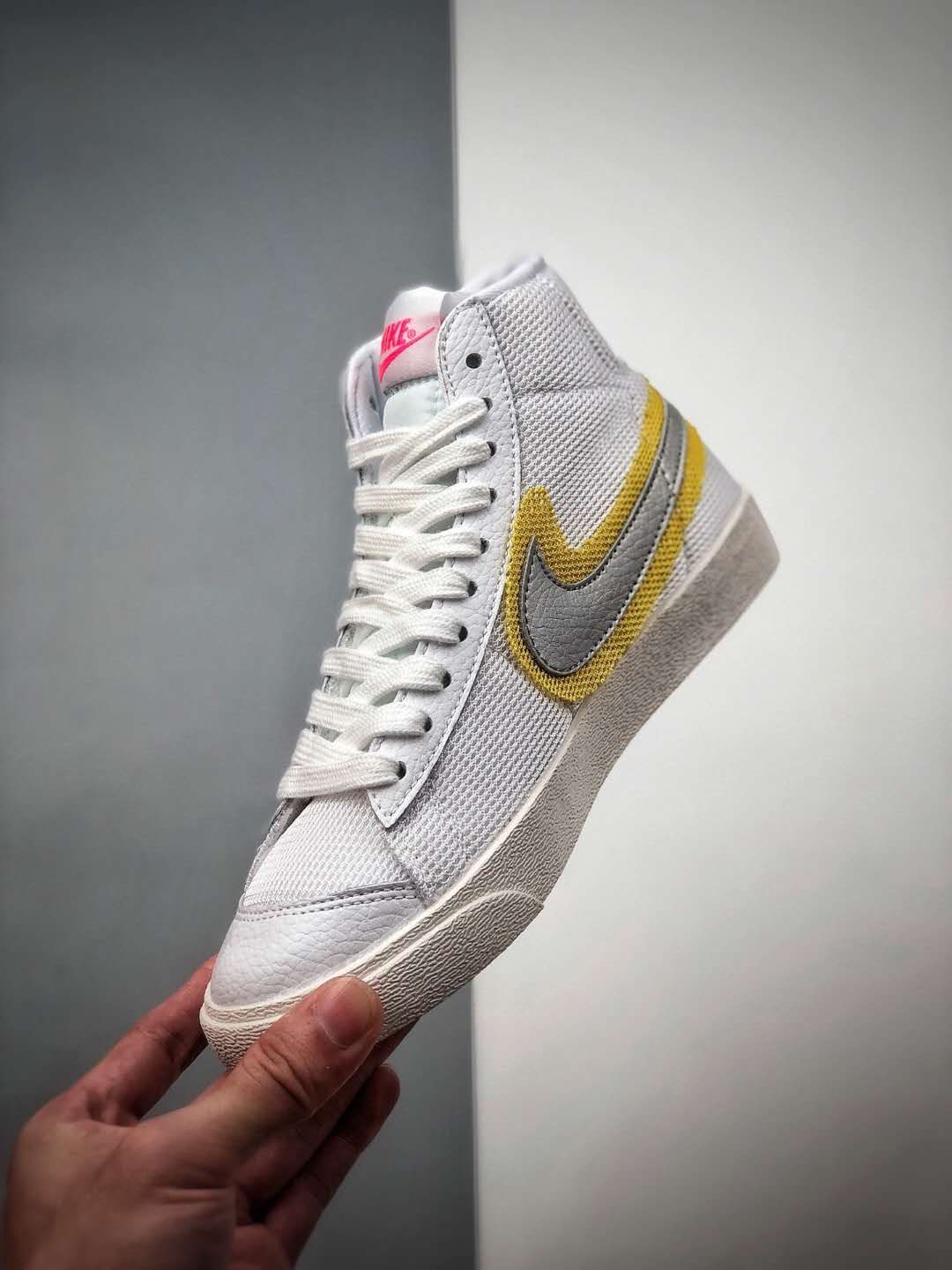 Nike Blazer Mid Vintage '77 'Cotton Waffle - White University Gold' CZ8105-100: Classic Style with a Modern Twist