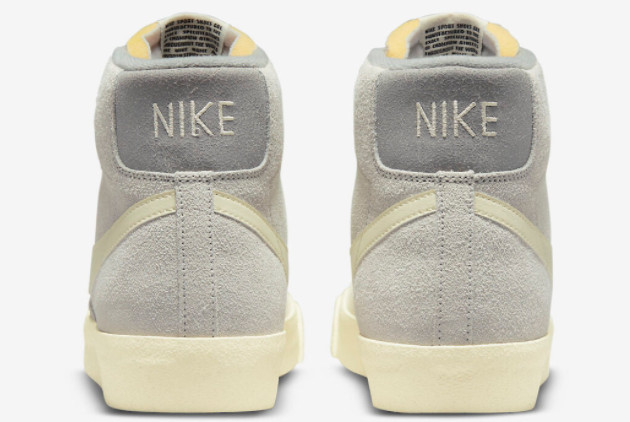 Nike Blazer Mid '77 Premium Vintage 'Medium Grey' Light Bone/Coconut Milk-Medium Grey DM0178-001 - Stylish Retro Sneakers for Men