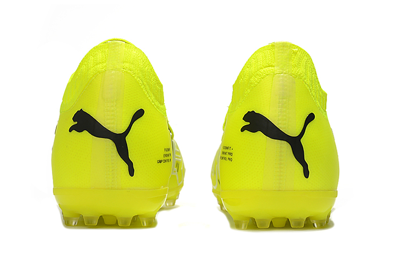 PUMA MG Low Top Soccer Cleats Football Boots Fluorescent Green Black 106377-01 | Shop Now!