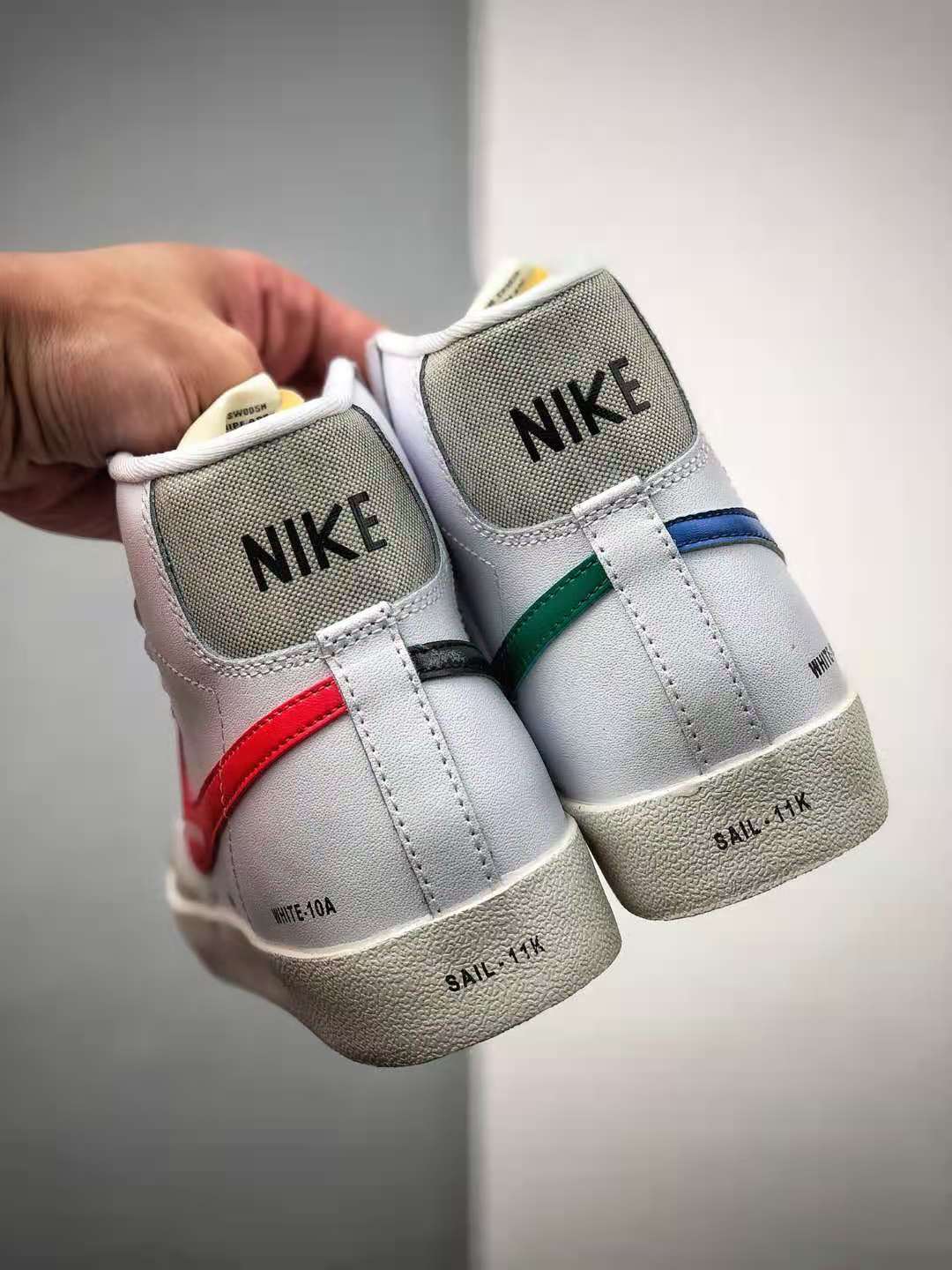 Nike Blazer Mid '77 'Color Code Pack - White' DA2142-146: Classic Style with a Modern Twist