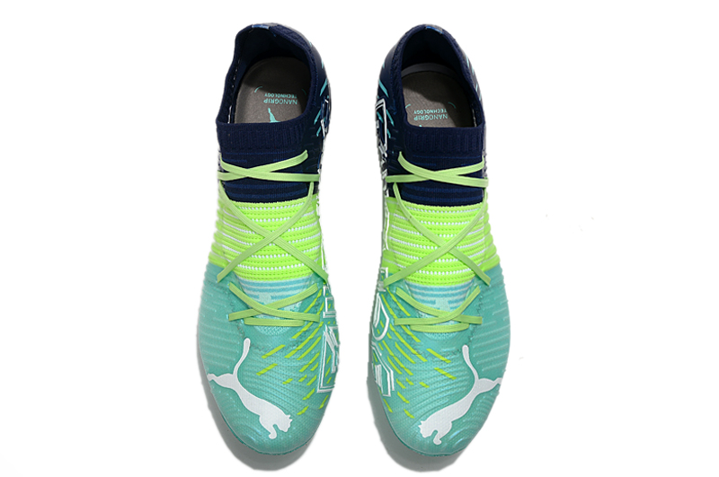 Puma Future Z 1.2 MG Soccer Shoes Green Blue 106481-03 - Advanced Performance and Style
