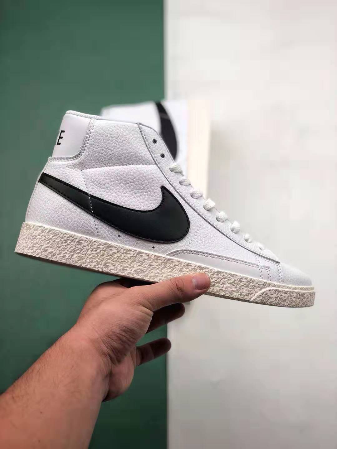 Nike SB Blazer Mid Vintage Suede White Black Shoes AV9376-104 | Shop Now