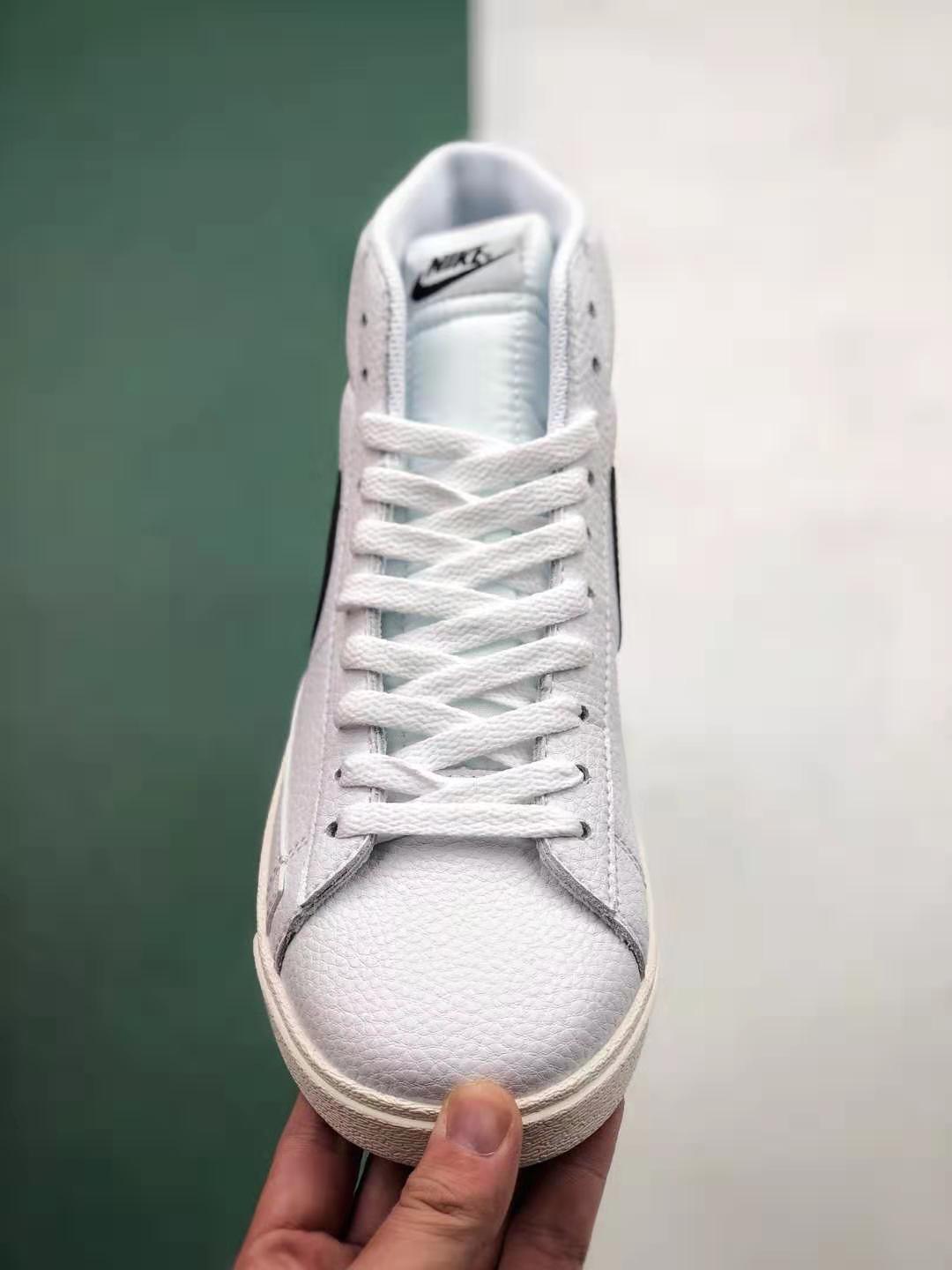 Nike SB Blazer Mid Vintage Suede White Black Shoes AV9376-104 | Shop Now