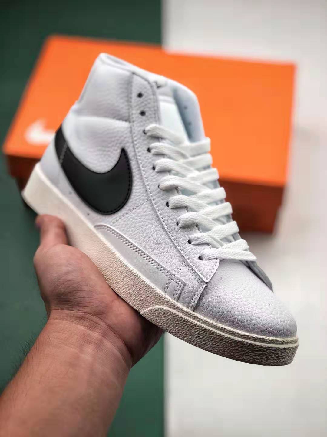 Nike SB Blazer Mid Vintage Suede White Black Shoes AV9376-104 | Shop Now