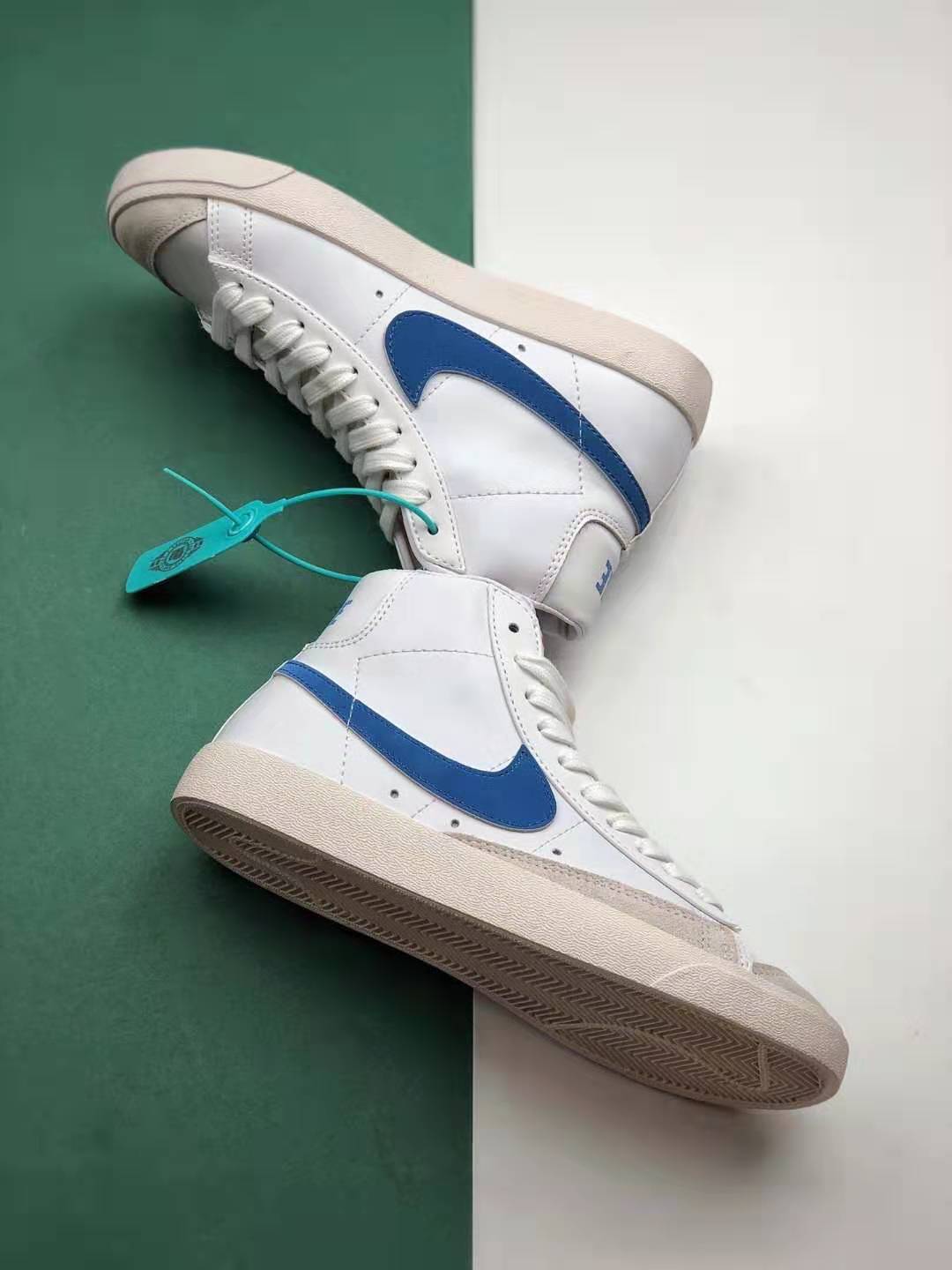 Nike Blazer Mid '77 Vintage 'Pacific Blue' BQ6806-400 - Premium Retro Sneakers