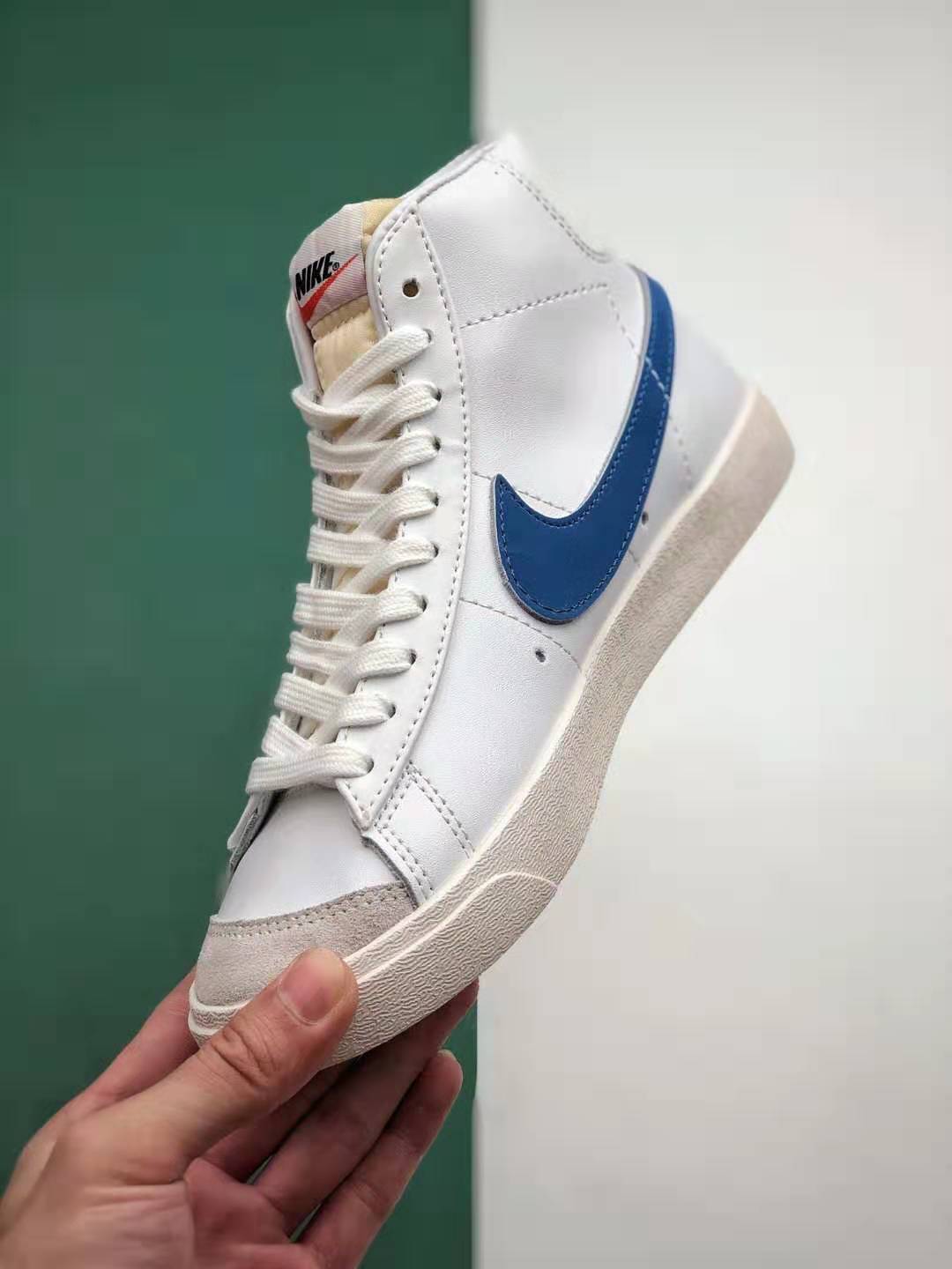 Nike Blazer Mid '77 Vintage 'Pacific Blue' BQ6806-400 - Premium Retro Sneakers