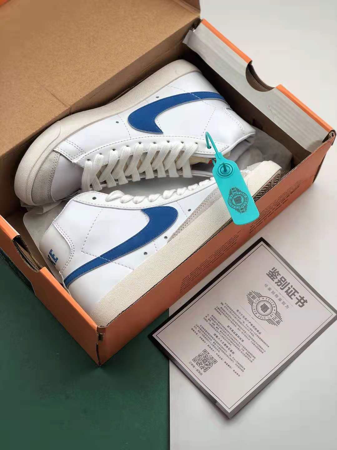 Nike Blazer Mid '77 Vintage 'Pacific Blue' BQ6806-400 - Premium Retro Sneakers