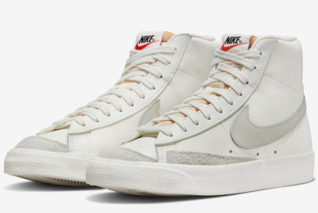Nike Blazer Mid '77 Vintage 'Sail Bone' Sail/Light Bone-Sail-Black CZ1055-120 | Stylish Classic Sneakers