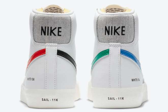 Nike Blazer Mid '77 'Color Code White' DA2142-146: Stylish and Classic Sneaker Collection