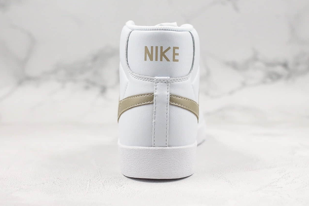 Nike Blazer Mid Vintage White Gold 917862 103 - Classic Style with a Touch of Luxury
