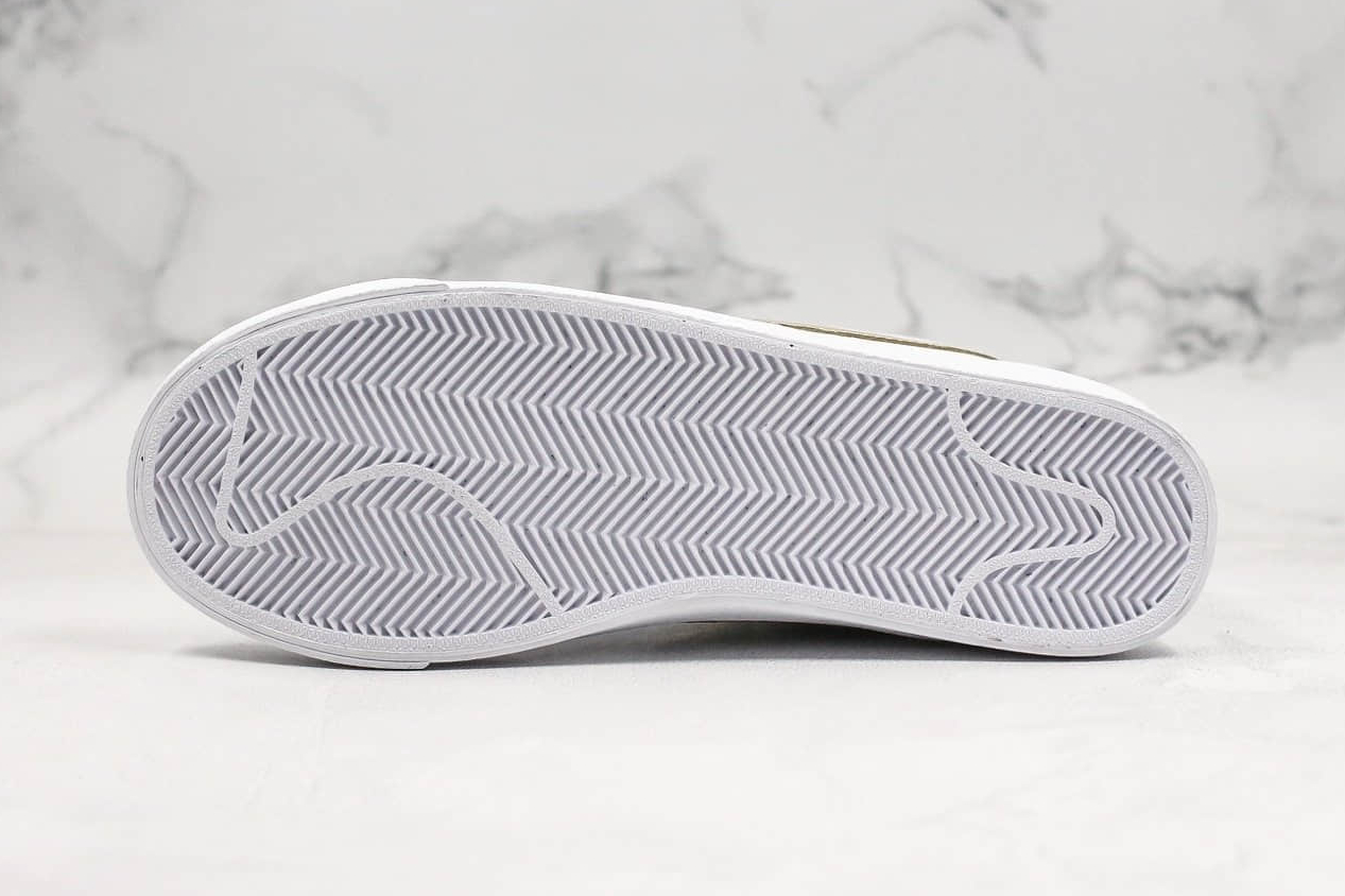 Nike Blazer Mid Vintage White Gold 917862 103 - Classic Style with a Touch of Luxury